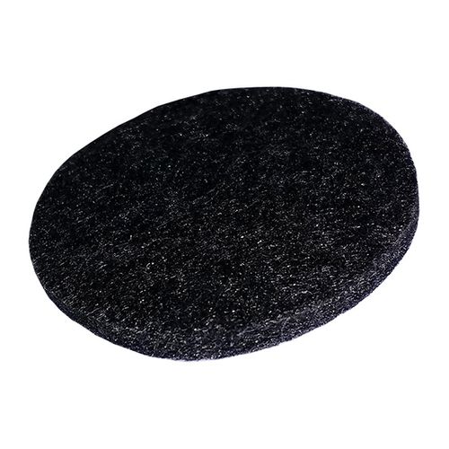 Feltro Autoadesivo Reforçado Redondo 38mm Preto 04 Peças