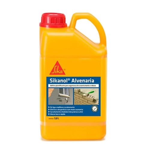 Aditivo Plastificante e Estabilizador Sikanol 3,6L Sika