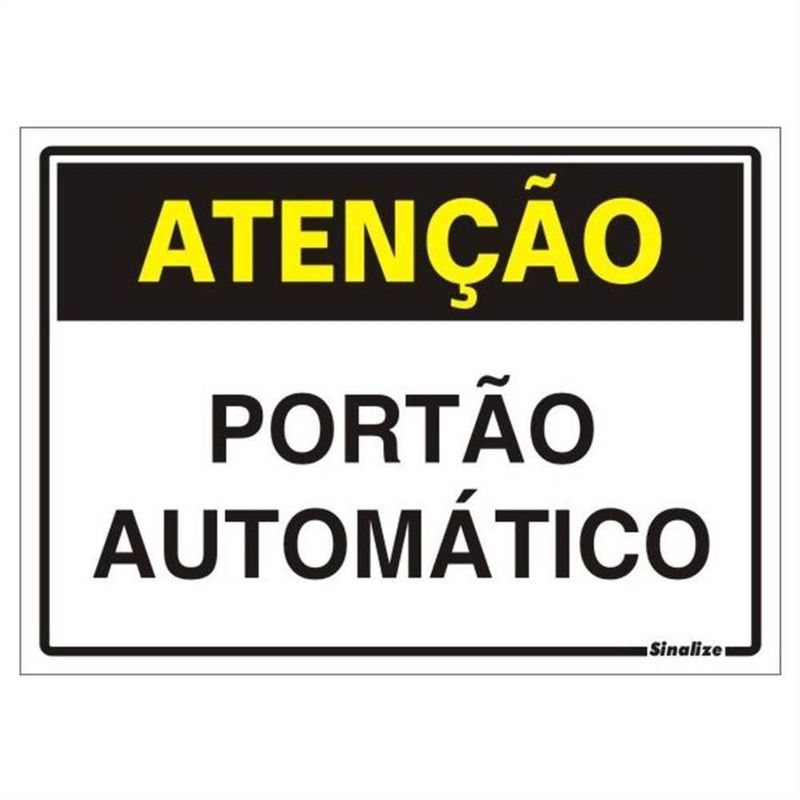 Placa-em-Poliestireno-20x30cm---Portao-Automatico