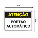 Placa-em-Poliestireno-20x30cm---Portao-Automatico
