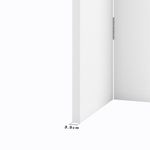 Porta-Camarao-Colmeia-Lisa-Primer-Branco-com-Ferragens-210x70cm