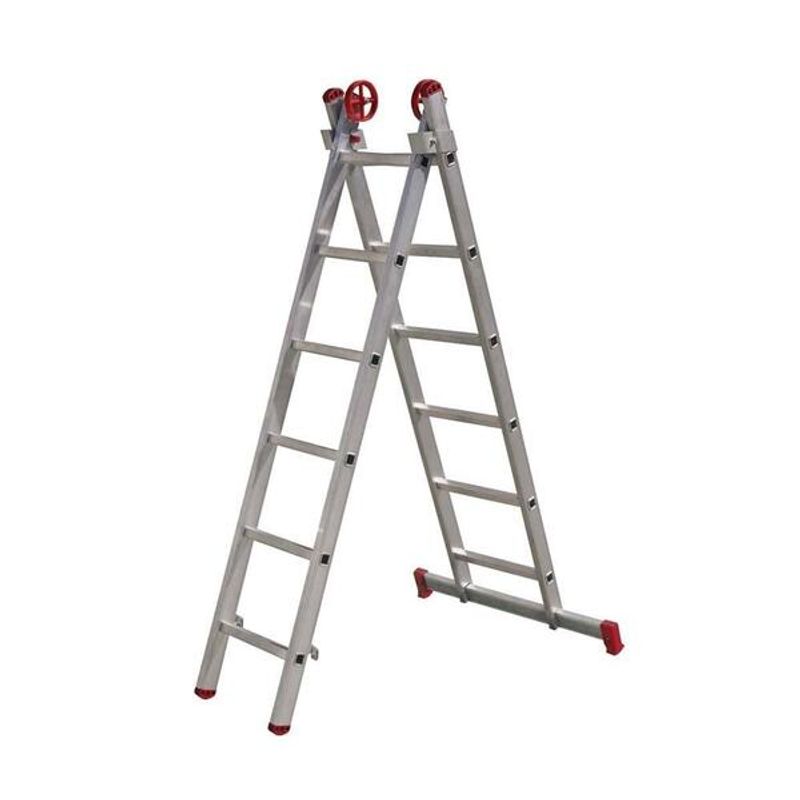 Escada-Extensivel-de-Aluminio-12-Degraus-262m-ate-150Kg