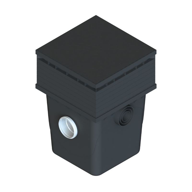Caixa-de-Gordura-Polipropileno-com-Cesto-para-Limpeza-Preto-42L-Taf
