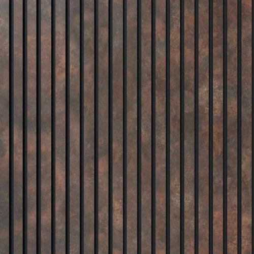 Painel Ripado EVA Autocolante Urban Corten 10cmx2,5m
