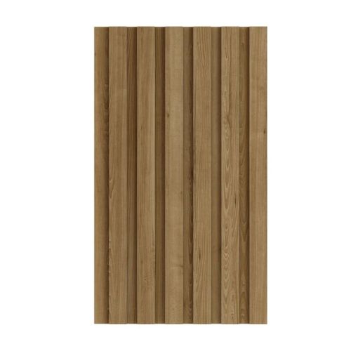 Painel Ripado MDF Resistênte à Umidade Freijó Ambar cx c/ 6 Pçs 0,75m2