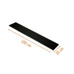 Prateleira-MDP-Preto-Com-Suporte-Invisivel-120x25cm