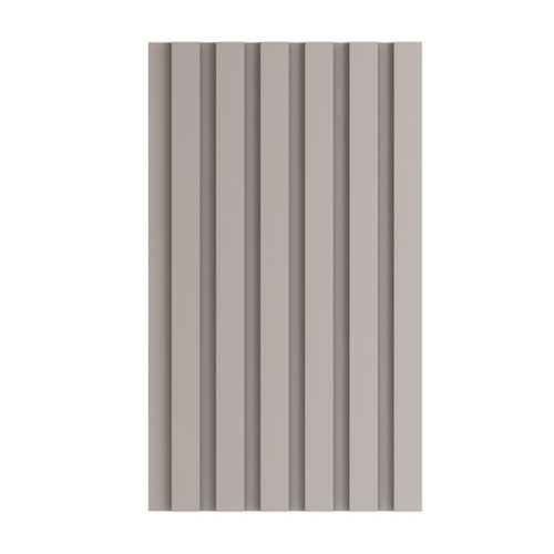 Painel Ripado MDF Resistênte à Umidade Fumê cx c/ 6 Pçs 0,75m2
