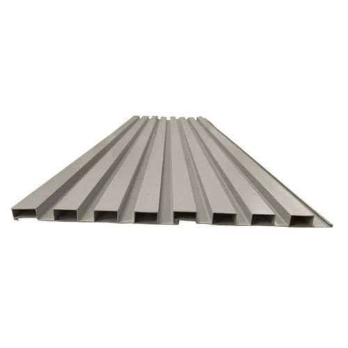 Painel Ripado PVC Cinza 15cmx2,70m