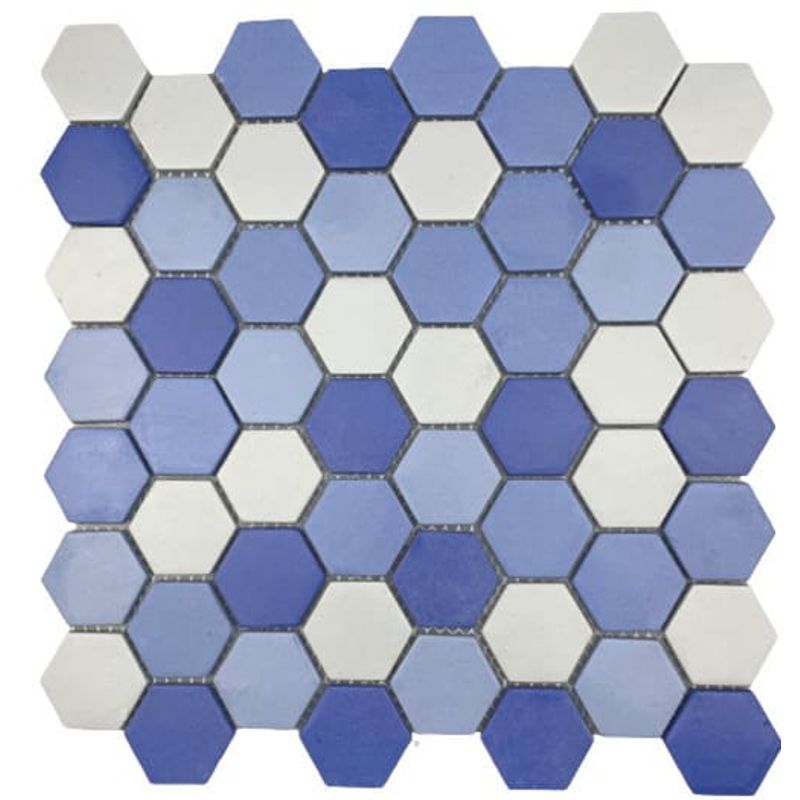 Pastilha-de-Porcelanato-Hexagonal-Eco986-Light-Blue-Blend-Azul-30x30cm