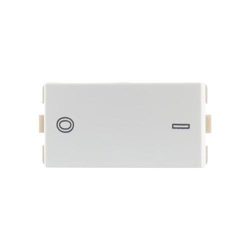 Módulo Interruptor Bipolar Simples 10A/250V Branco Sleek