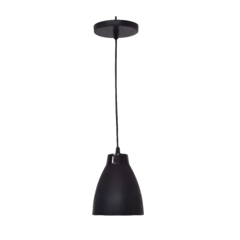 Pendente-Basic-em-Termoplastico-Preto-para-1-Lampada-E27