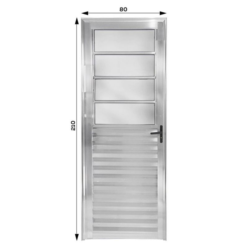Porta-Basculante-Vidro-Boreal-Aluminio-Brilhante-Esquerdo-210x80cm