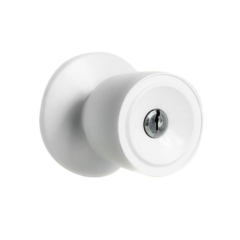 Fechadura-Tubular-Botao-Chave-90mm-Branca