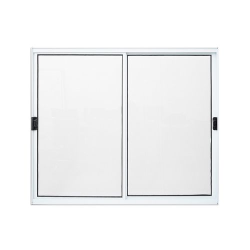 Janela de Correr 2 Folhas sem Grade Alumínio Branco 100x150cm