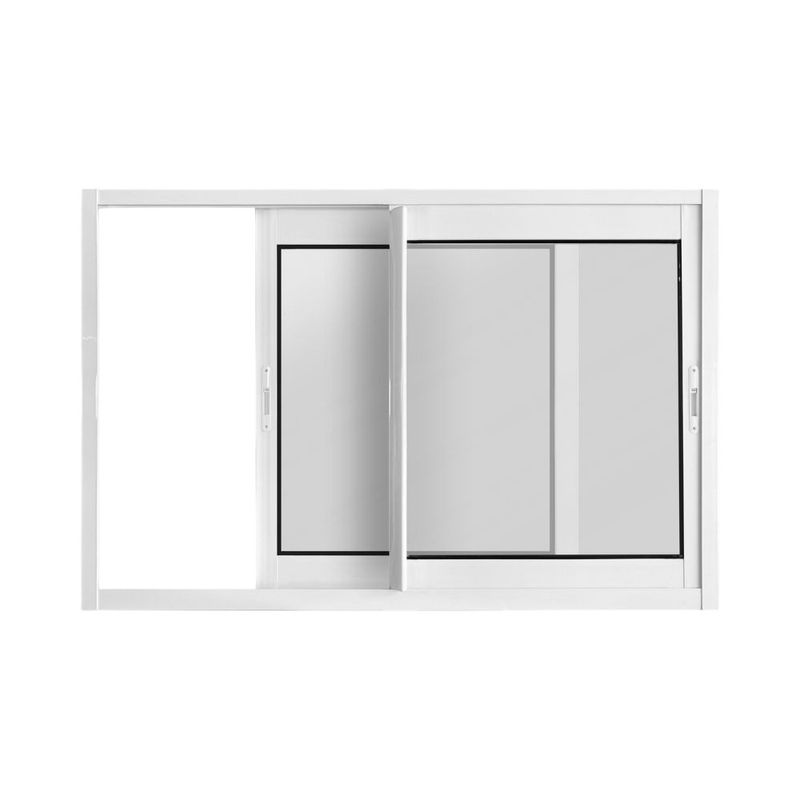 Janela-de-Correr-2-Folhas-sem-Grade-Aluminio-Branco-100x150cm
