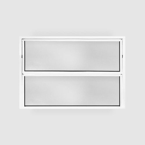 Janela Basculante Vidro Boreal Alumínio Branco 40x60cm