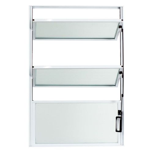 Janela Basculante Vidro Boreal Alumínio Branco 60x40cm