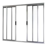 Janela-de-Correr-4-Folhas-sem-Grade-Aluminio-Brilhante-100x150cm