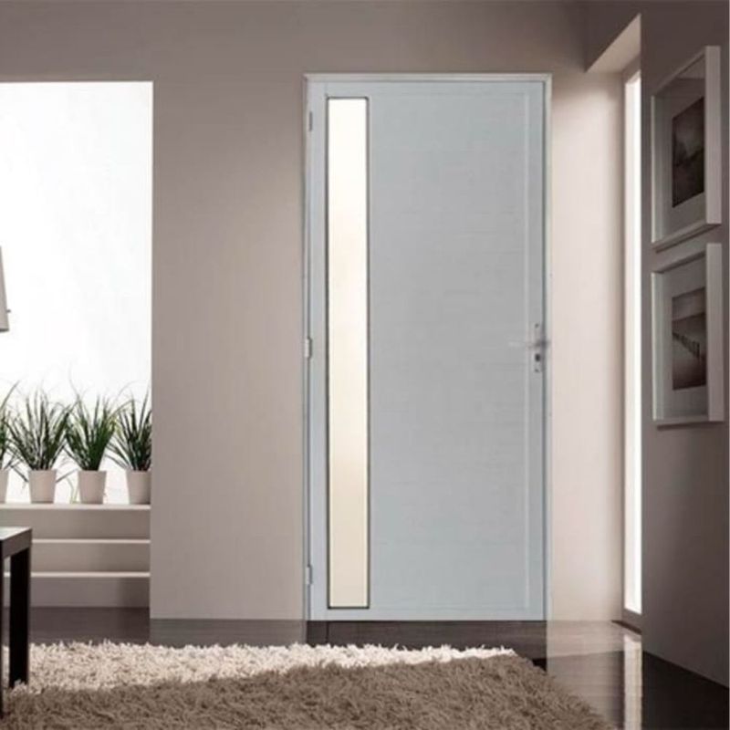 Porta-Lambril-Aluminio-Branco-com-Fechadura-e-Visor-Esquerdo-210x80cm