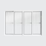 Janela-de-Correr-4-Folhas-com-Grade-Aluminio-Branco-100x150cm