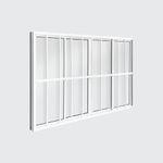 Janela-de-Correr-4-Folhas-com-Grade-Aluminio-Branco-100x150cm