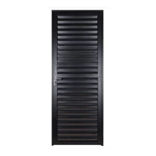 Porta Palheta Alumínio Preto Direito 210x70cm