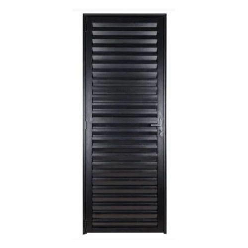 Porta Palheta Alumínio Preto Direito 210x90cm