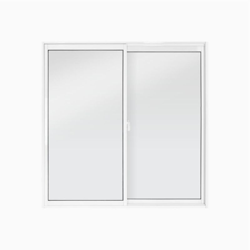 Janela-de-Correr-2-Folhas-sem-Grade-Aluminio-Branco-80x80cm