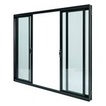 Janela-de-Correr-4-Folhas-sem-Grade-Aluminio-Preto-100x120cm