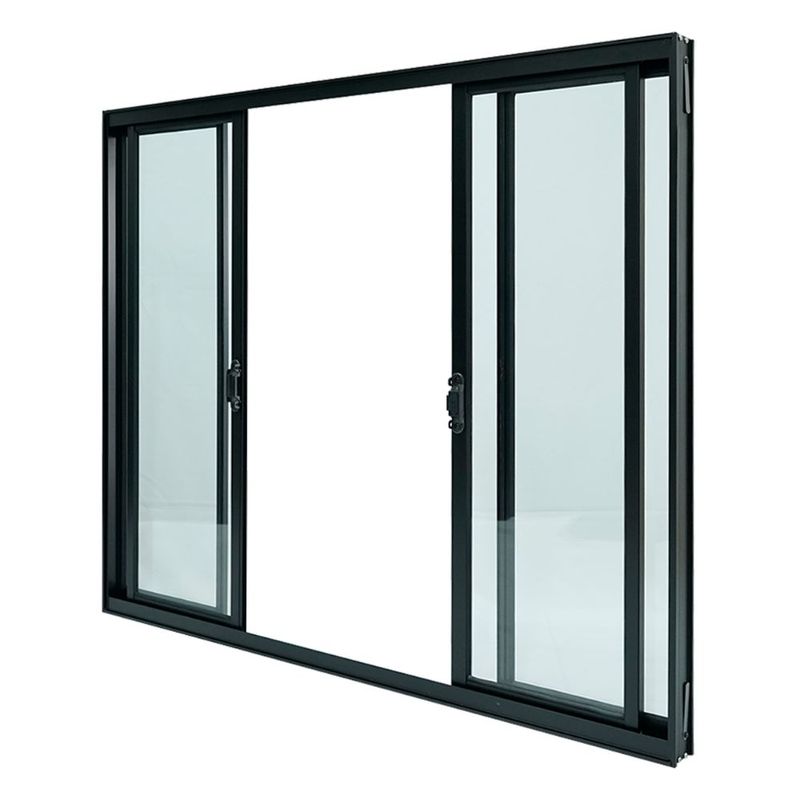 Janela-de-Correr-4-Folhas-sem-Grade-Aluminio-Preto-100x120cm
