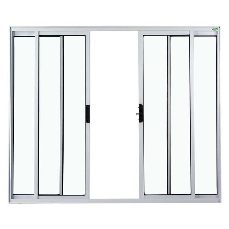 Janela-de-Correr-4-Folhas-sem-Grade-Aluminio-Branco-100x120cm