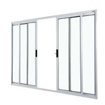 Janela-de-Correr-4-Folhas-sem-Grade-Aluminio-Branco-100x120cm