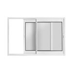 Janela-de-Correr-2-Folhas-sem-Grade-Aluminio-Branco-100x200cm