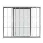 Janela-de-Correr-2-Folhas-com-Grade-Aluminio-Brilhante-100x150cm