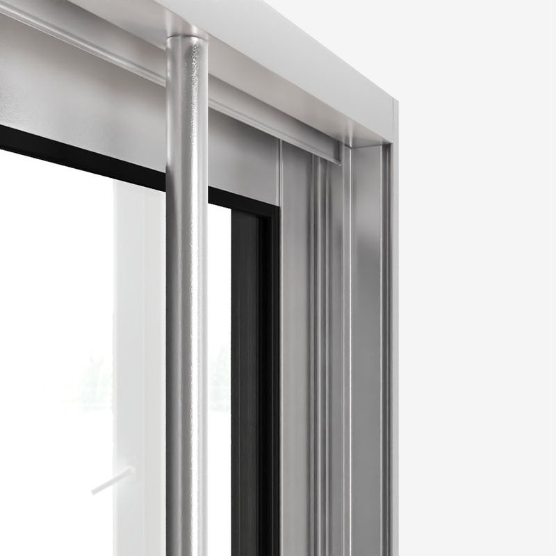 Janela-de-Correr-2-Folhas-com-Grade-Aluminio-Brilhante-100x150cm
