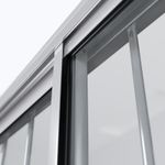 Janela-de-Correr-2-Folhas-com-Grade-Aluminio-Brilhante-100x150cm