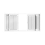 Janela-de-Correr-4-Folhas-sem-Grade-Aluminio-Branco-100x200cm