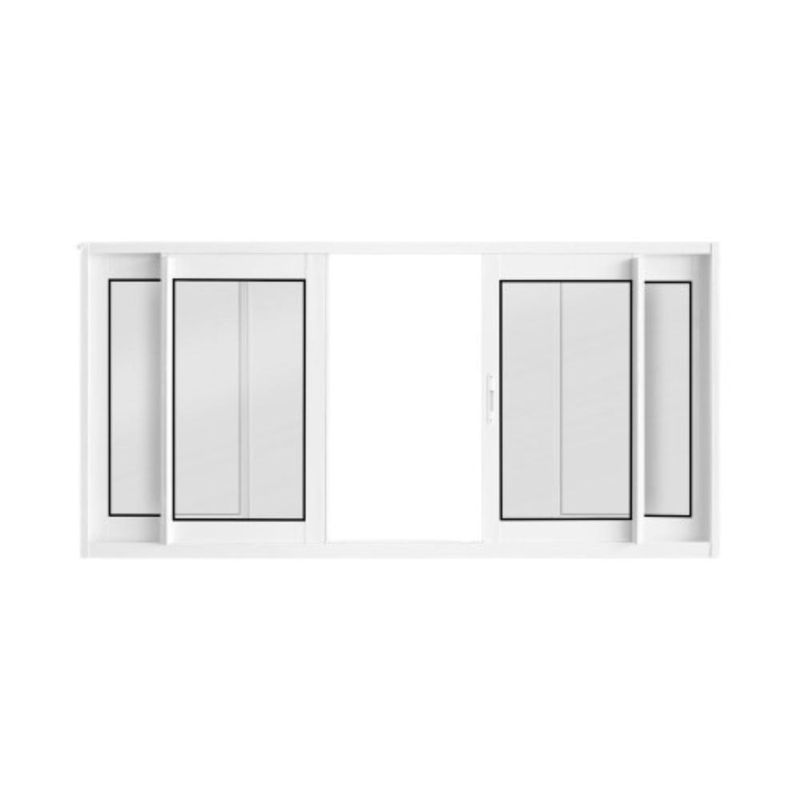 Janela-de-Correr-4-Folhas-sem-Grade-Aluminio-Branco-100x200cm