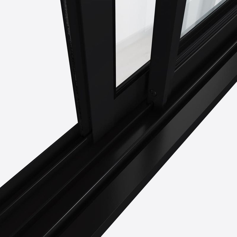 Janela-de-Correr-2-Folhas-sem-Grade-Aluminio-Preto-100x120cm