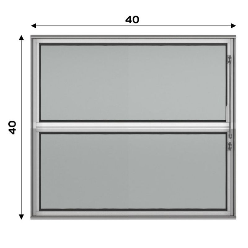 Janela-Basculante-Vidro-Boreal-Aluminio-Brilhante-40x40cm