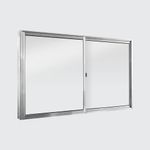 Janela-de-Correr-2-Folhas-sem-Grade-Aluminio-Brilhante-100x150cm