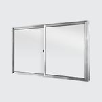 Janela-de-Correr-2-Folhas-sem-Grade-Aluminio-Brilhante-100x150cm