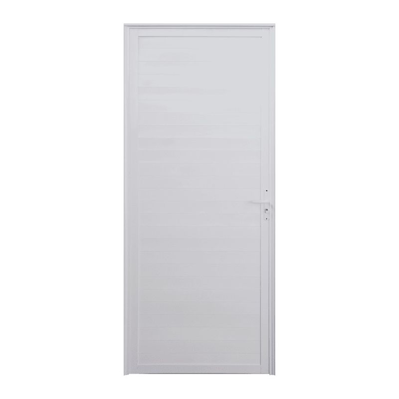 Porta-Laminada-Fechada-Aluminio-Branco-Direito-210x60cm