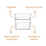 Janela-Basculante-Vidro-Boreal-Aluminio-Brilhante-40x40cm
