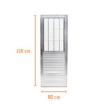 Porta-Postigo-Vidro-Liso-Aluminio-Brilhante-Direito-210x80cm