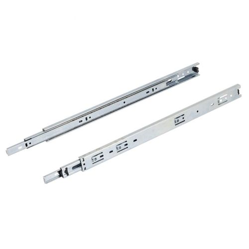 Corrediça Telescópica H35 Mini 450mm Até 25Kg 01 Par Zincada
