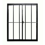 Janela-2-Folhas-com-Grade-Vidro-Liso-Aluminio-Preto-80x80cm