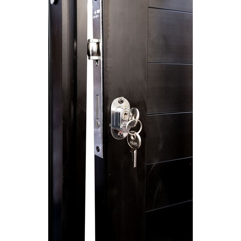 Porta-Pivotante-Lambril-Aluminio-Preto-com-Visor-Direito-210x100cm