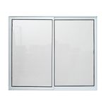 Janela-de-Correr-2-Folhas-sem-Grade-Aluminio-Branco-80x80cm