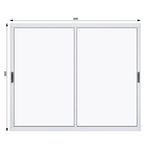 Janela-de-Correr-2-Folhas-sem-Grade-Aluminio-Branco-100x100cm